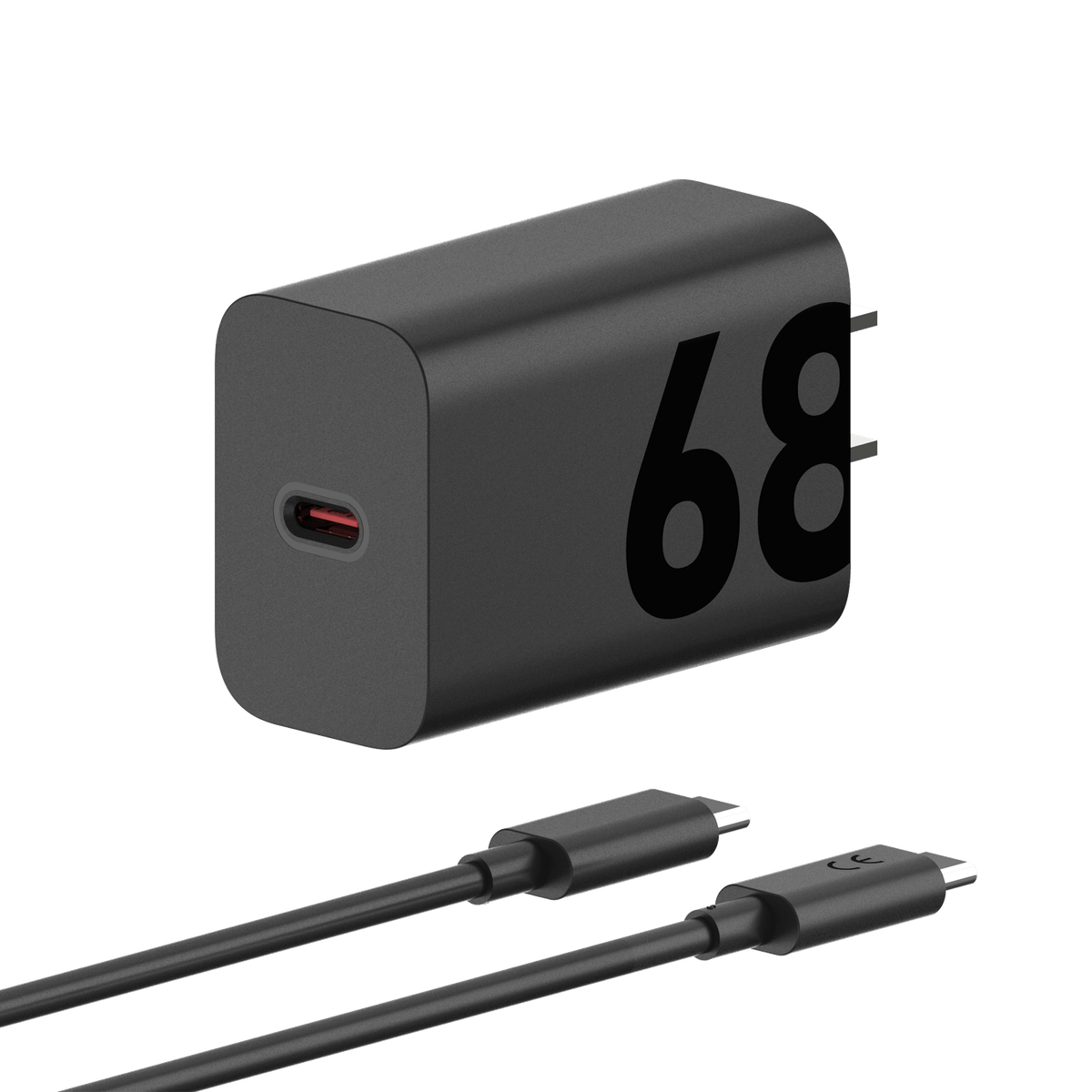 Motorola TurboPower 68W Wall Charger with 6.5 Amp USB-C Cable