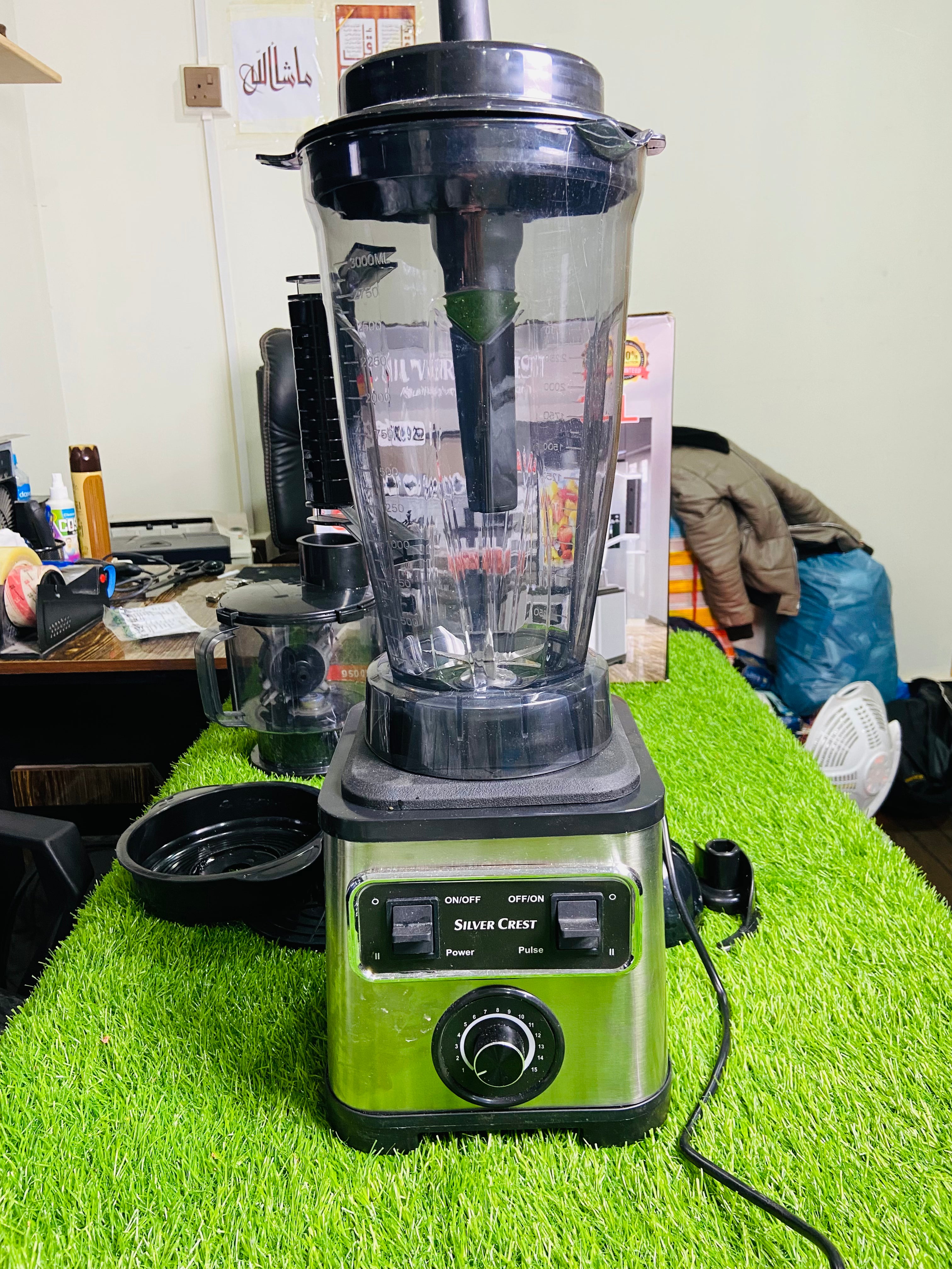 Silver Crest 8-in-1 Multi-Purpose Food Processor | 3L Jar | 8 Stainless Steel Blades | German Technology