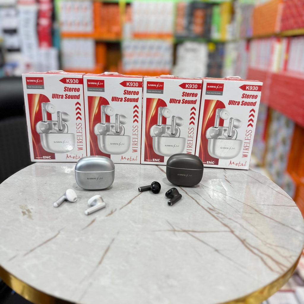 Made in Dubai UltraSound Max ENC Wireless Earbuds – 28H Playtime | BT 5.4 | Metal Build | Stereo Sound | Touch Control