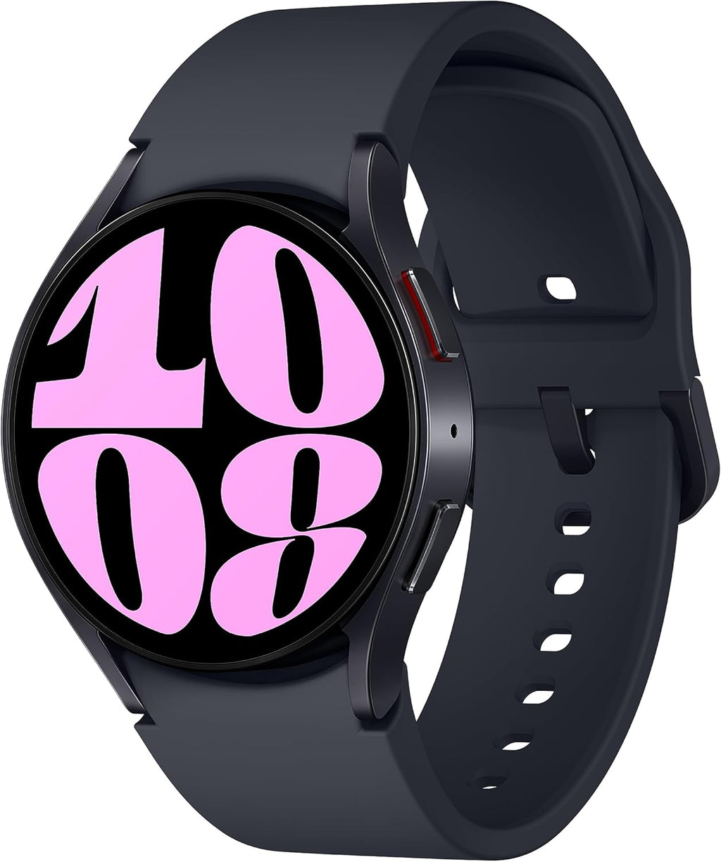 SAMSUNG Galaxy Watch 6 44mm Bluetooth Smartwatch, Fitness Tracker, Personalized HR Zones, Advanced Sleep Coaching, Heart Monitor, BIA Sensor for Health Wellness Insights, Big Screen, US Version Silver