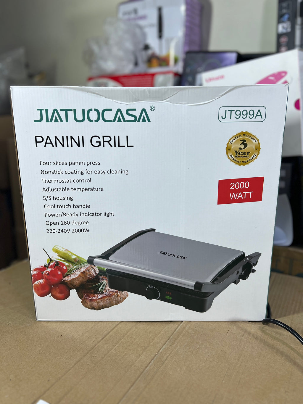 Lot imported electric panini grill maker