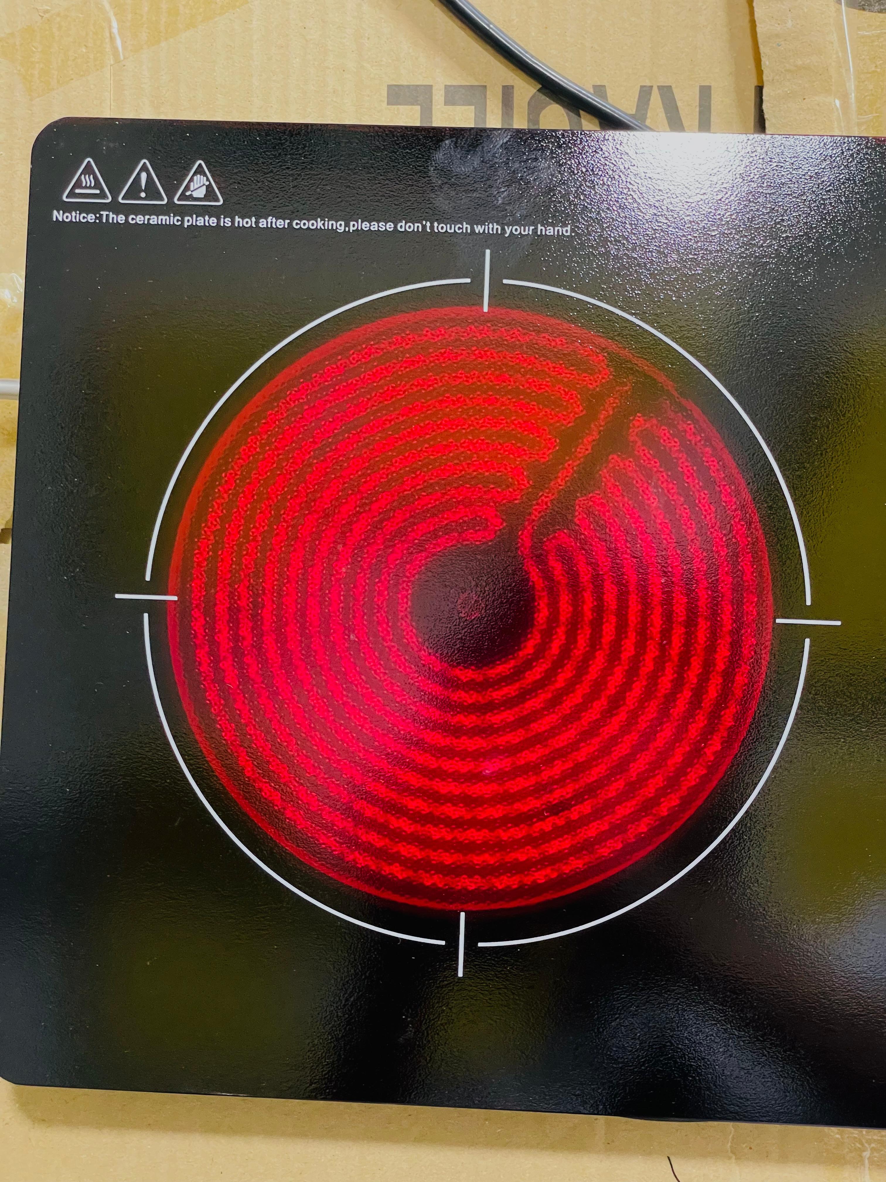 Powerful Electric Ceramic Hotplate - Portable Cooking Solution for Every Kitchen