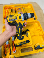 48V Cordless Drill Machine Set with 117 Pieces | Professional Power Tool Kit | 2 Batteries