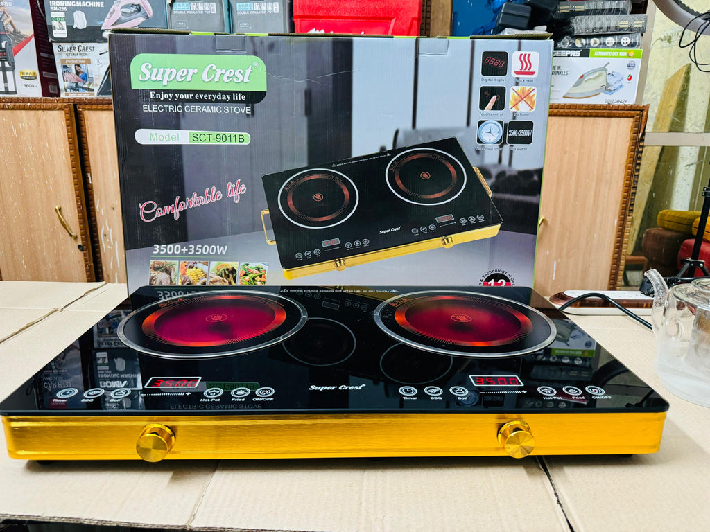 Super Crest 3500W+3500W Double Hot Plate ( infrared cooker)