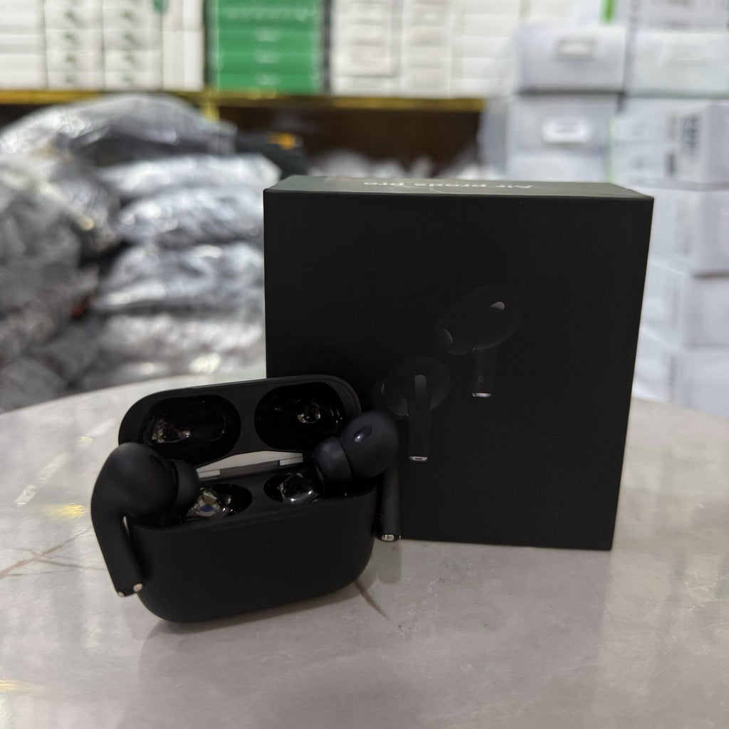 Made in USA AirPods Pro 2nd Gen (Black) – Latest Generation with MagSafe Charging Case (USB-C), Active Noise Cancelling & Spatial Audio