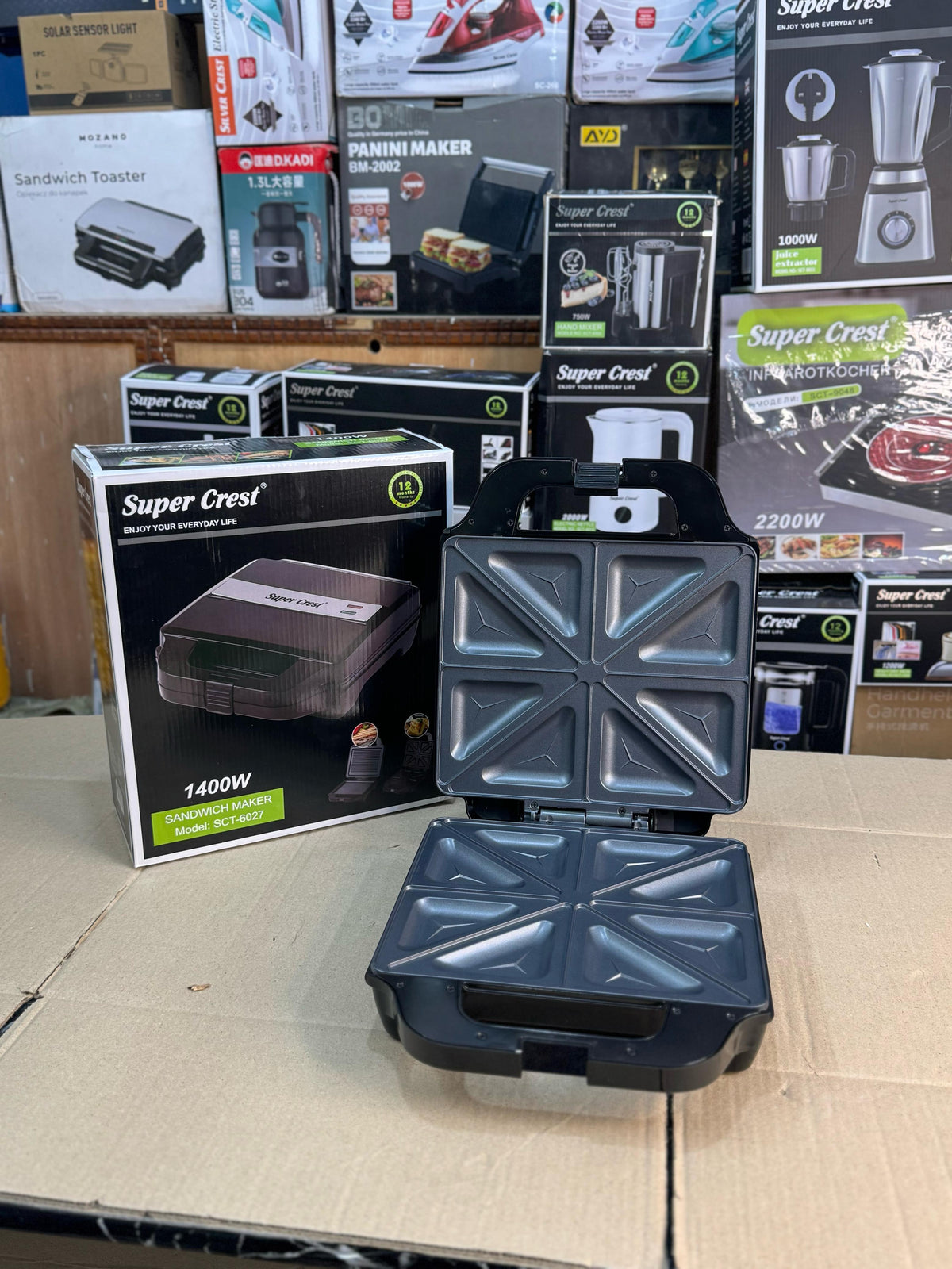 SUPER CREST Germany 8 slice sandwich maker