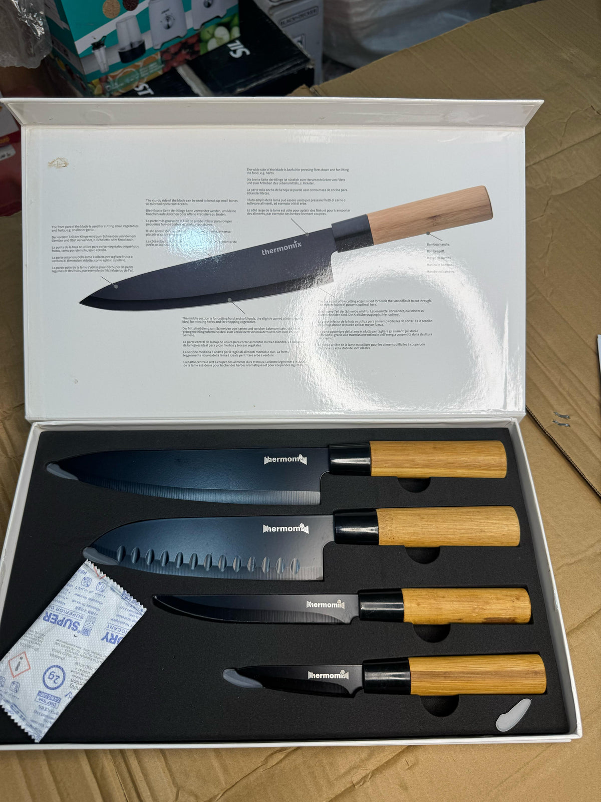 thermomixer Japanese knife 4 pieces  set