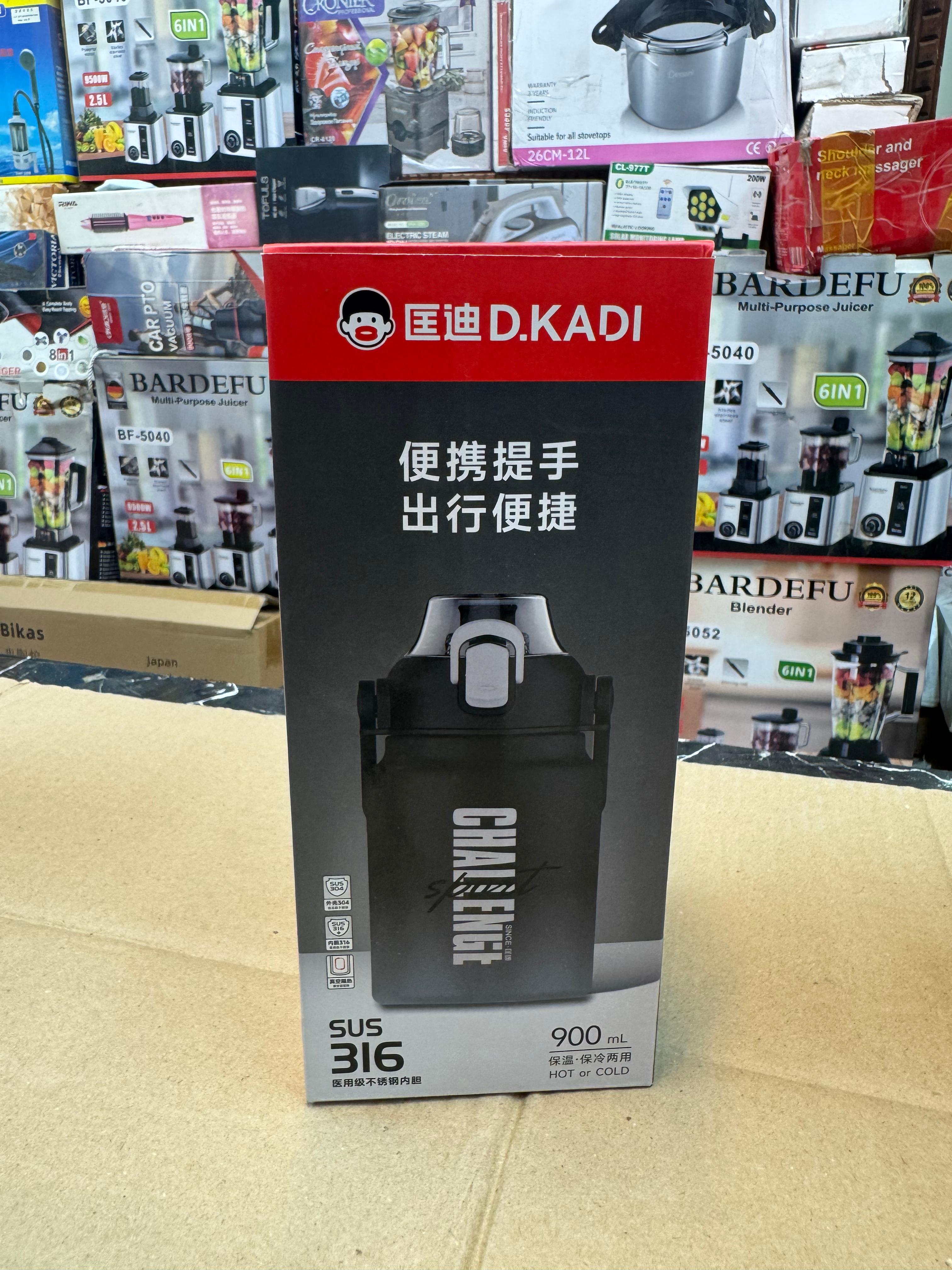 Okadi 900ml double steel water bottle