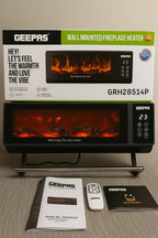 geepas wall mounted fireplace heater GRH28514P