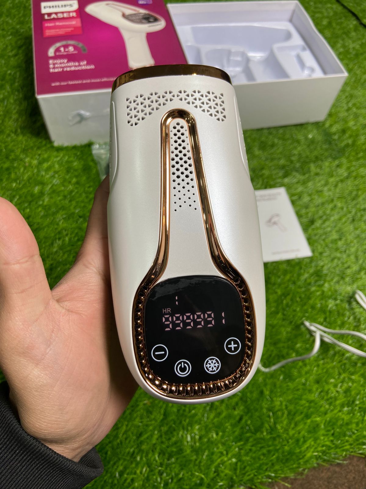 Philips IPL Hair Removal Device with Ice Cooling | Full-Body Painless Epilator for Women