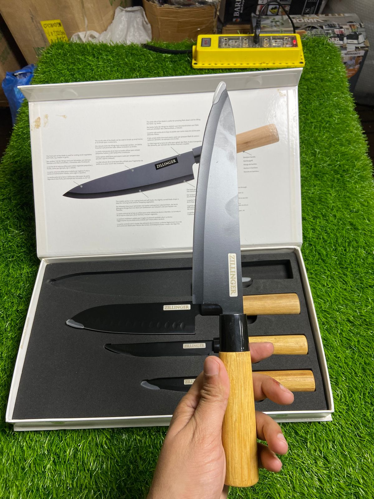 Premium 4-Piece Japanese Kitchen Knife Set