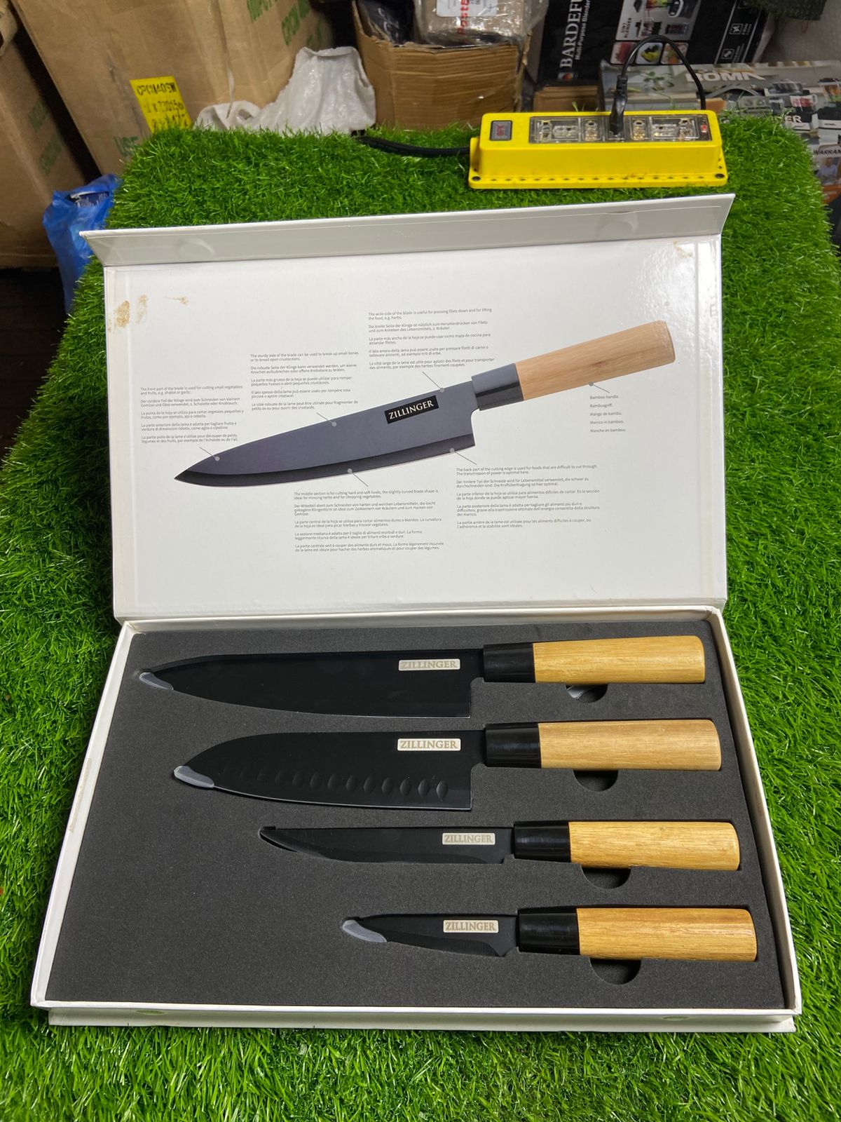 Premium 4-Piece Japanese Kitchen Knife Set