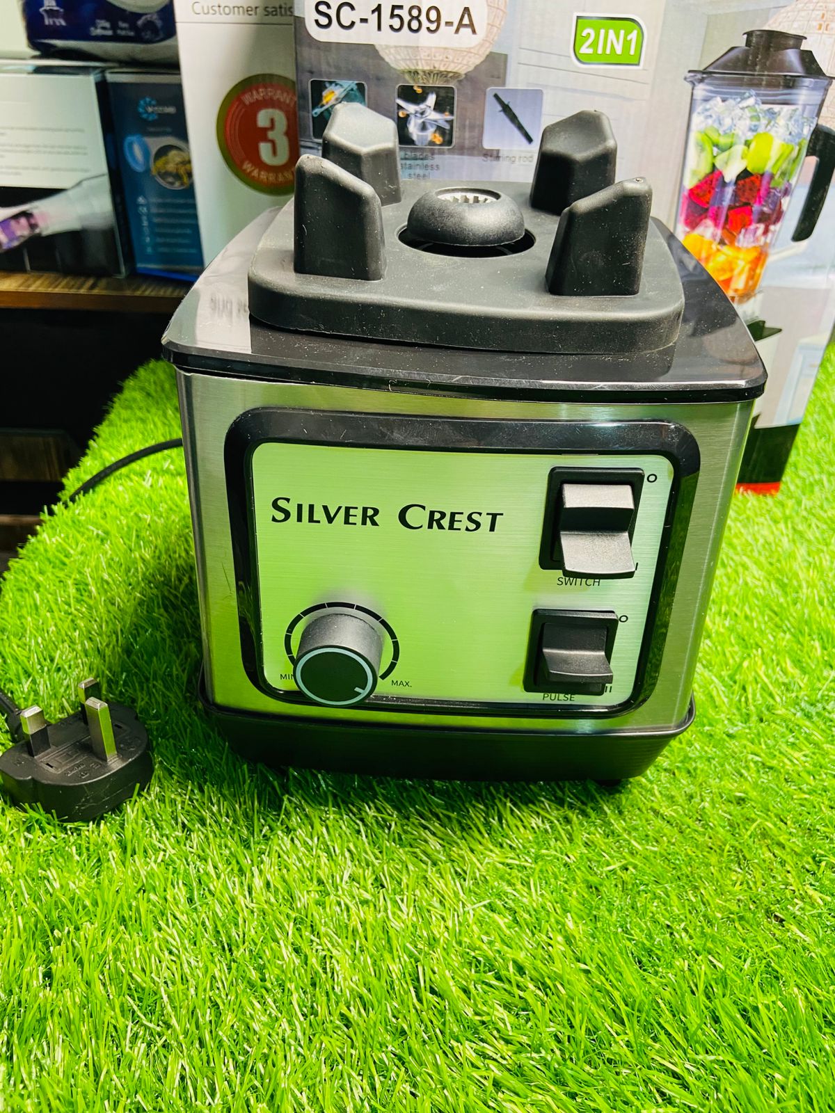 Silver Crest 2-in-1 Heavy Duty Blender & Grinder – 2L Family Jar