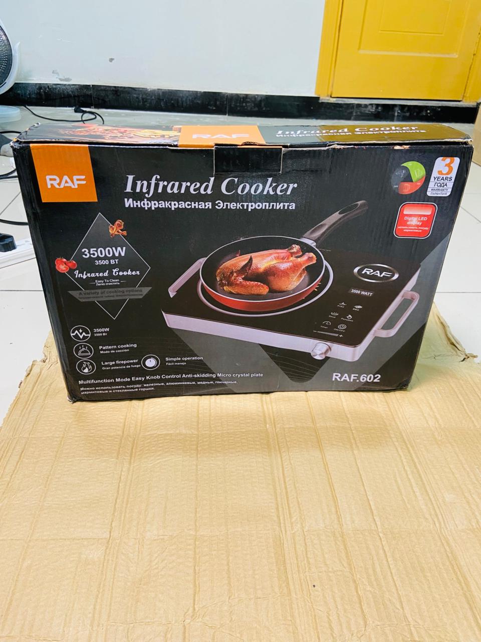 RAF Infrared Electric Stove –Lot (Save Time)