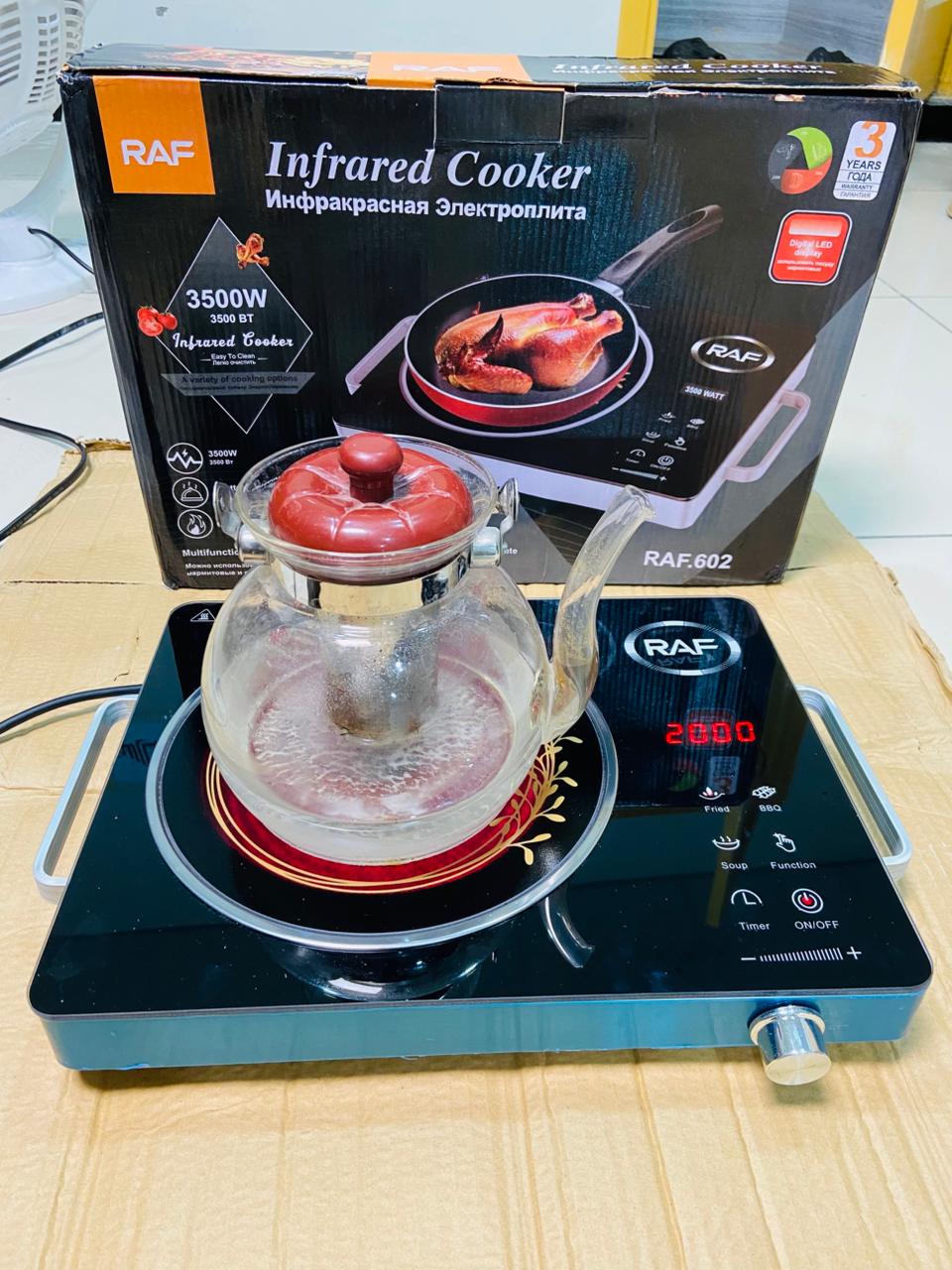 RAF Infrared Electric Stove –Lot (Save Time)