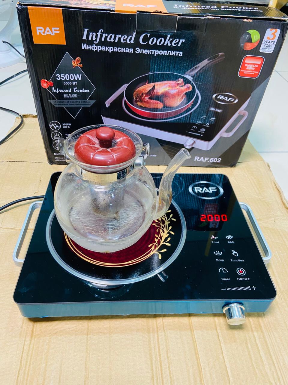RAF Infrared Electric Stove –Lot (Save Time)