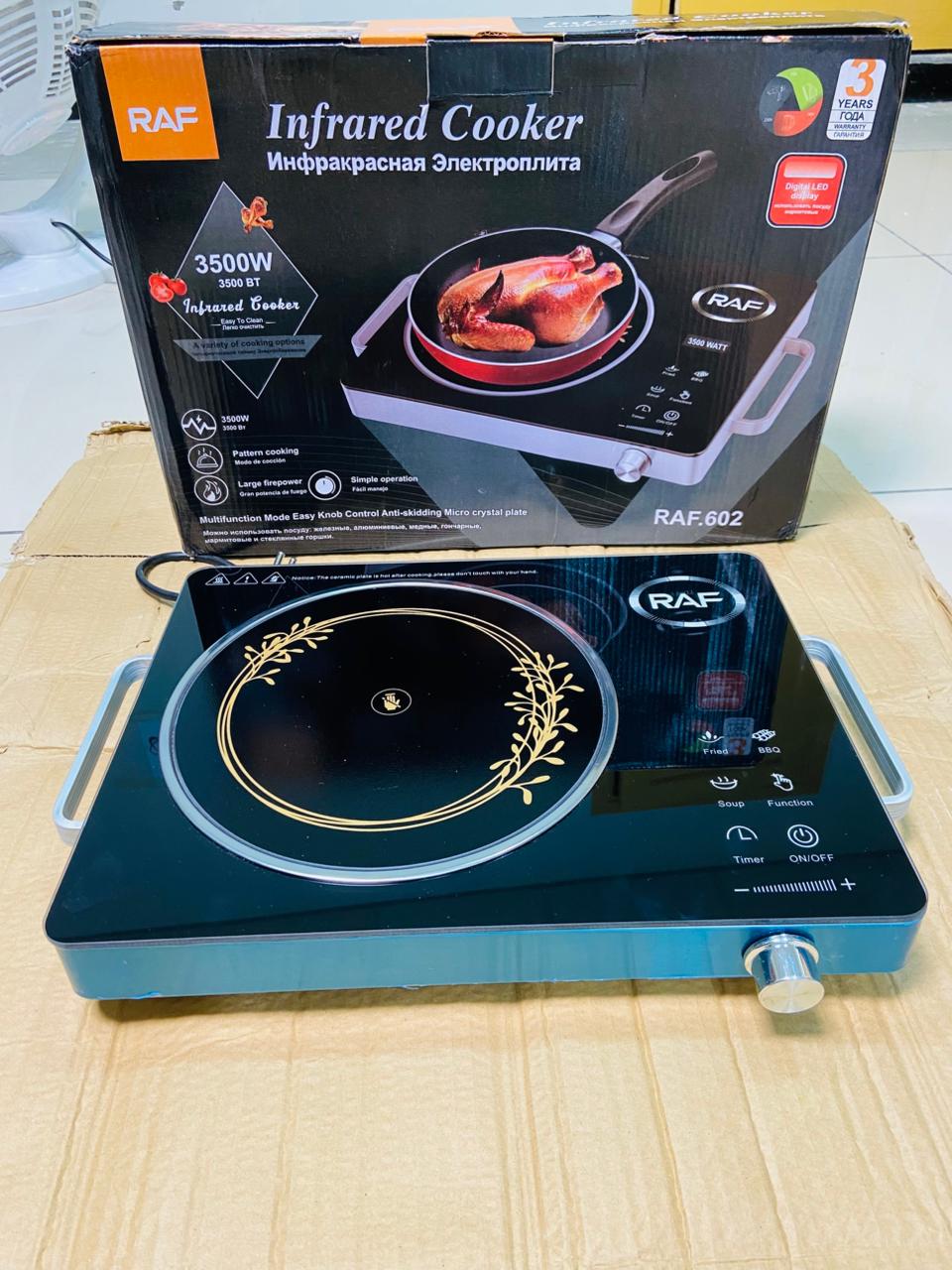 RAF Infrared Electric Stove –Lot (Save Time)