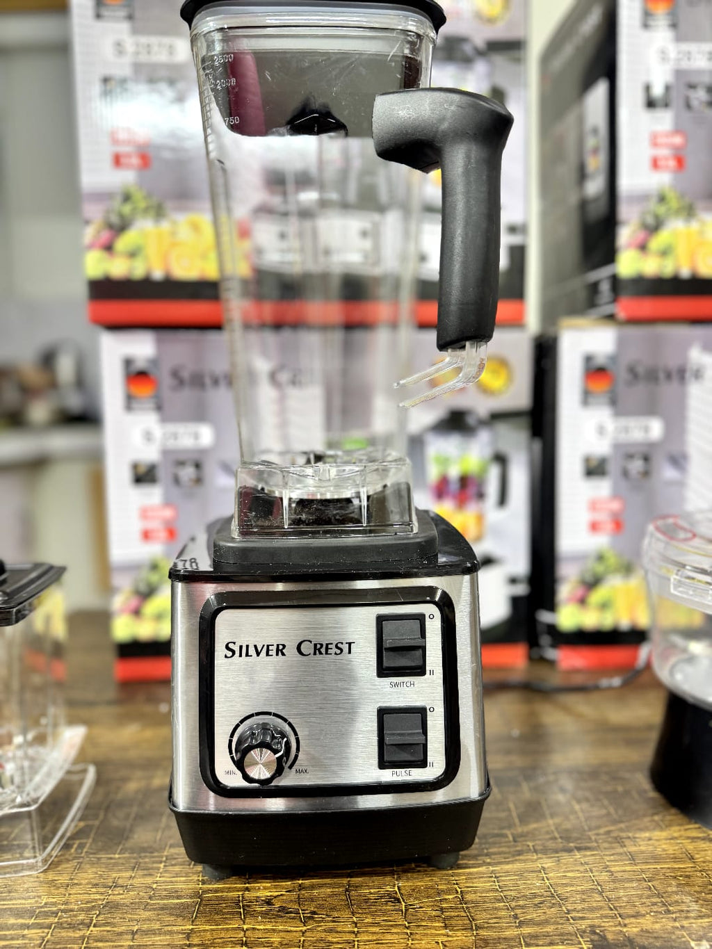 Silver Crest S.2878 3-in-1 Blender Grinder & Juicer – 5500W High Power Kitchen Food Processor