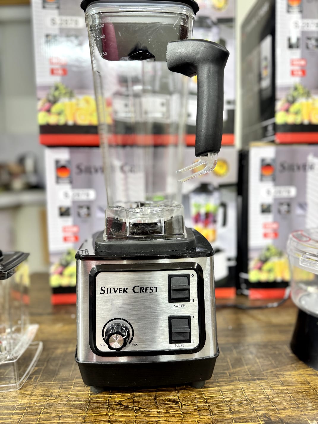 Silver Crest S.2878 3-in-1 Blender Grinder & Juicer – 5500W High Power Kitchen Food Processor