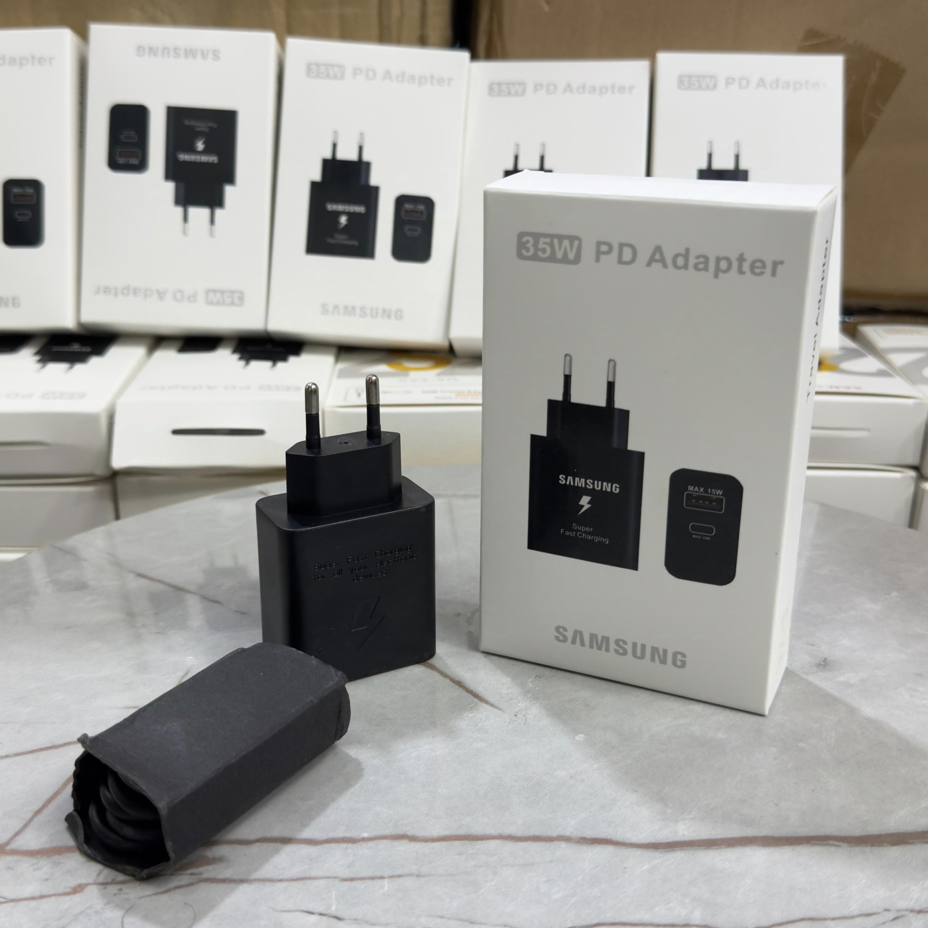 Samsung Galaxy Charger 35w 15w Pd USB Super Fast Charger Made in veitnam