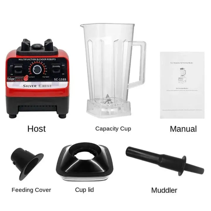 Silver Crest SC-1589 Commercial Blender (2.5 Liter)