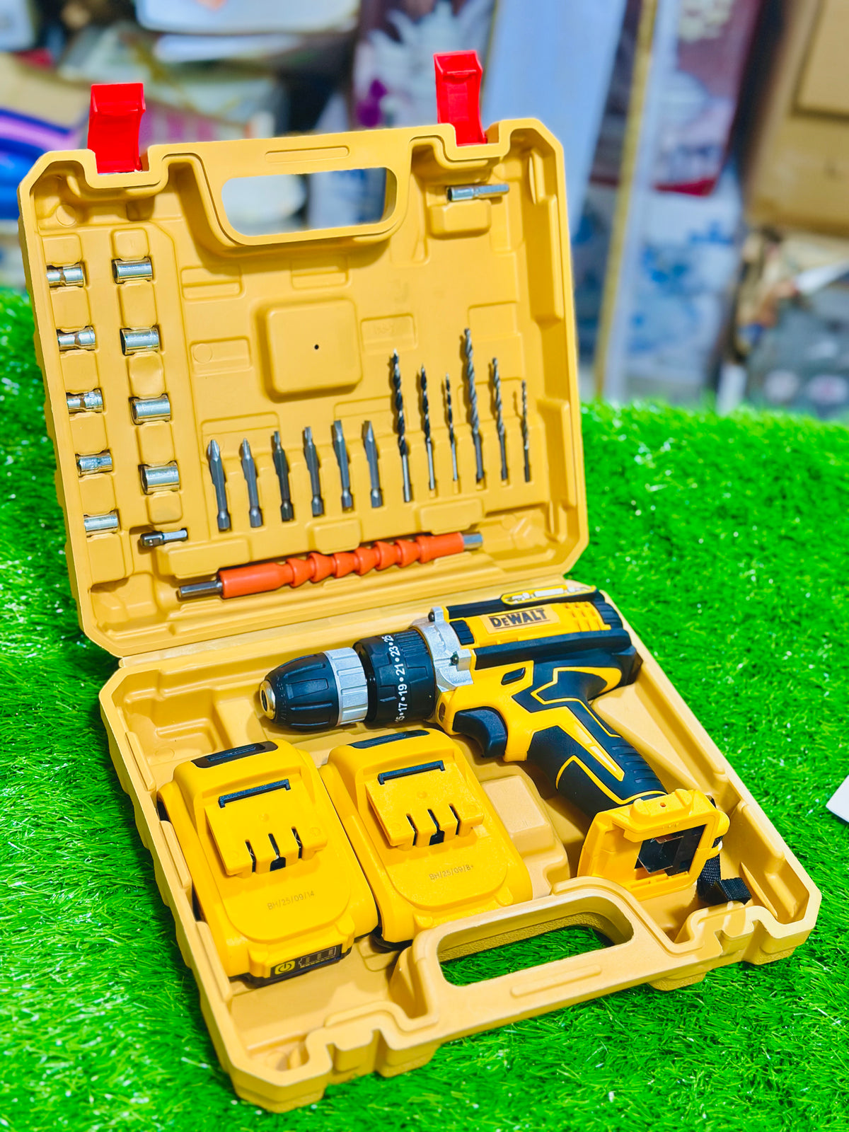 36V Cordless Drill - 30 Piece Accessory Set | 10Ah Dual Batteries | LED Light | Fast Charger Included