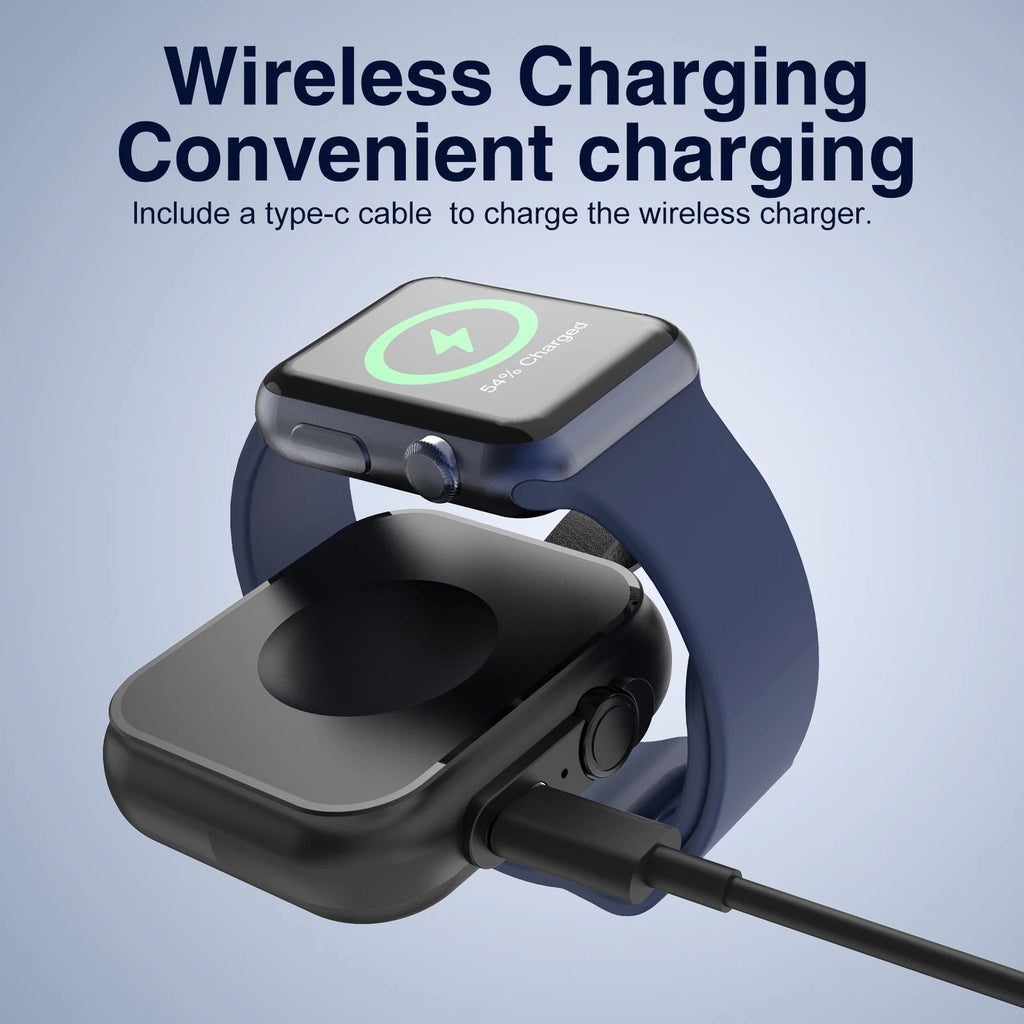 Mini Power Bank For Apple Watch Protable Charger 1200mAh Wireless Magnetic Powerbank For Iwatch Series Charging Spare Battery