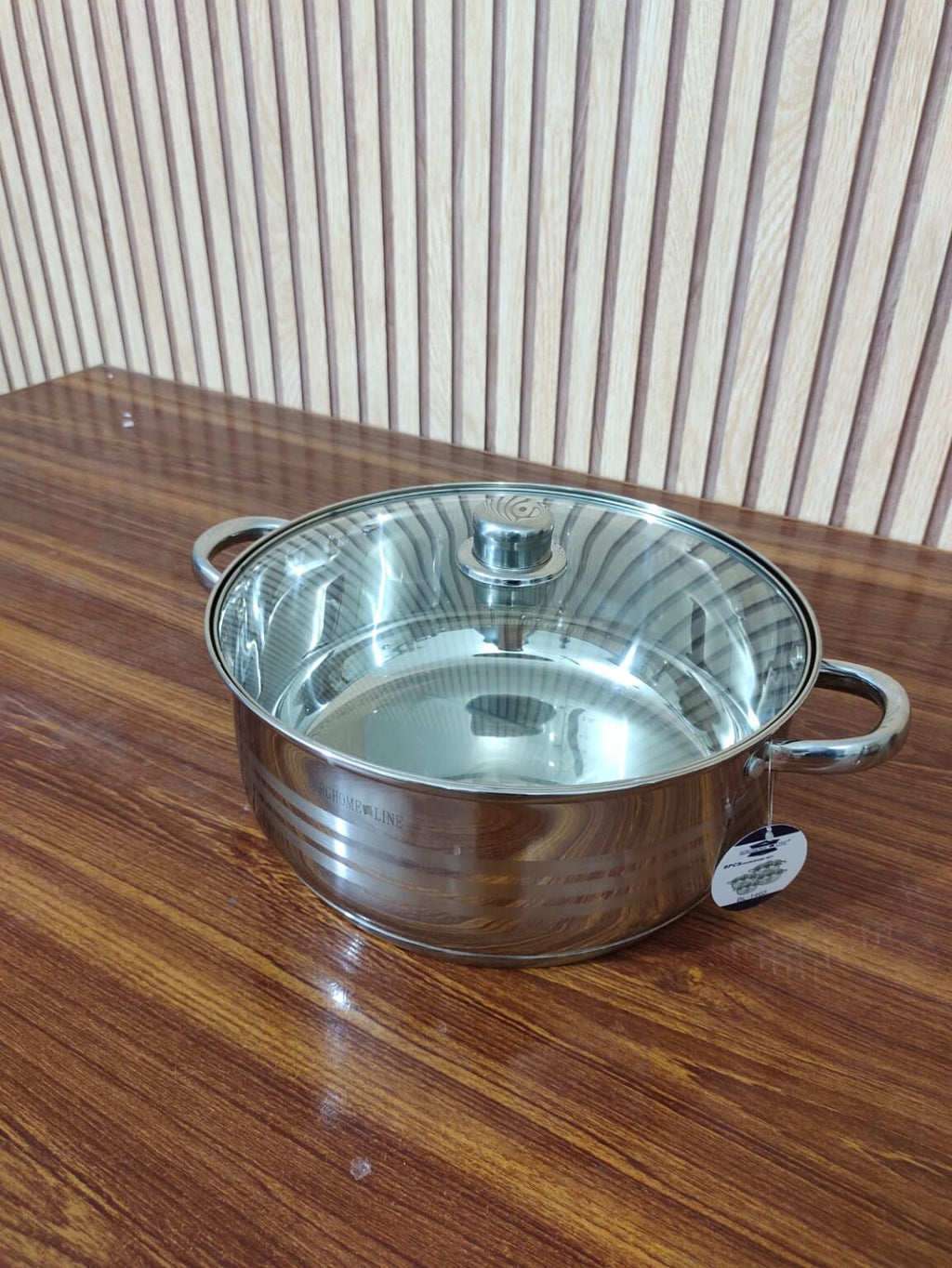 Original Italian lot BergHome 8pcs Stainless Steel Cookware Set