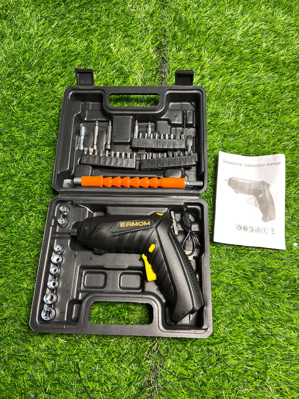 47PCS Cordless Electric Rechargeable Screwdriver Drill